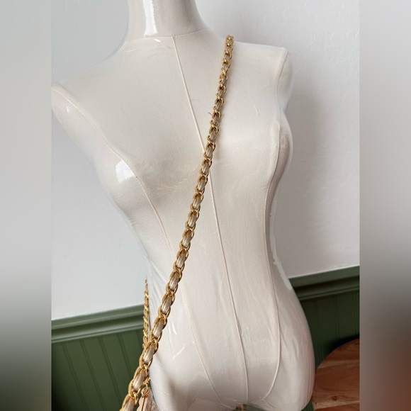 Vintage Rimco of California beaded wallet/purse champagne gold straps EVC - Picture 5 of 13